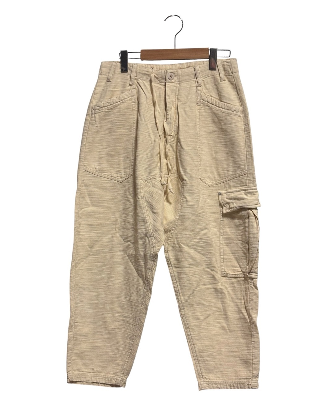 Free People Bay to Breakers destroyed Cargo Pants with Drawstring Waist XS